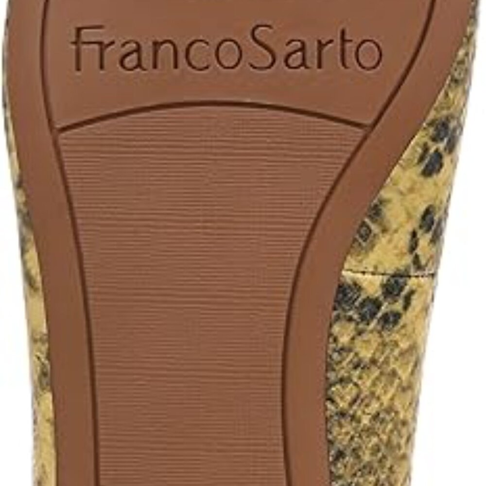 Franco Sarto Womens Vana Slip On Ballet Flat Spiced Pear Snake 8.5 M - Picture 4 of 5